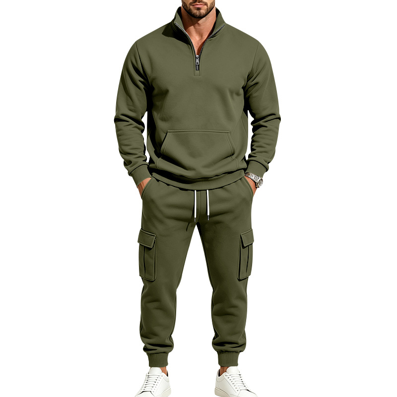 Tool Bag - Setelan celana sweater dengan saku kanguru,