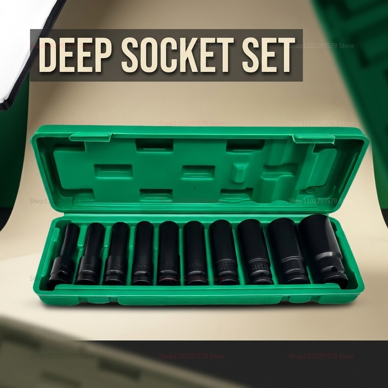 10 buah Set Kunci Sok 8-24mm,  - Hand Tools In Workshop ulasan dan harga